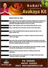 Babai's Avakaya Kit- Make your own Avakaya