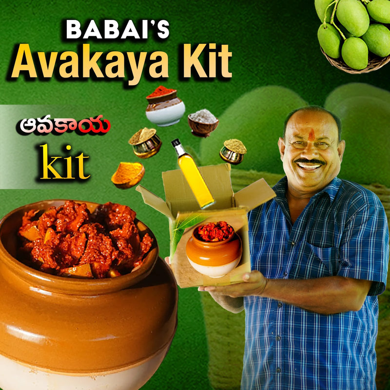 Babai's Avakaya Kit- Make Your Own Avakaya