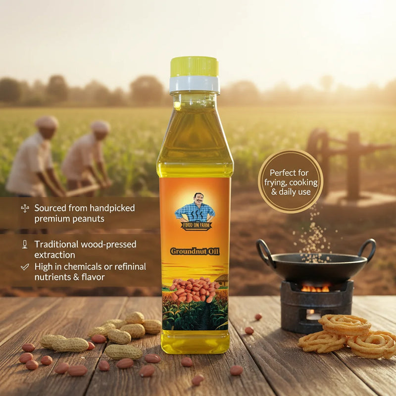 Groundnut Oil (Cold Pressed)